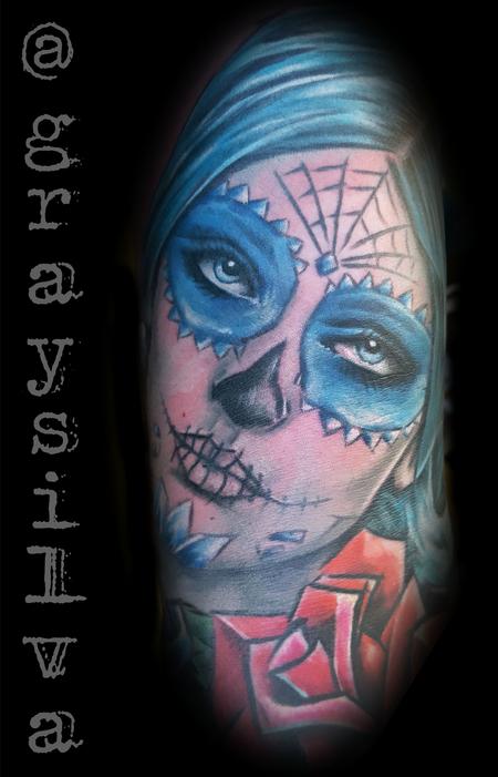 Tattoos - Day of the dead girl - 120440